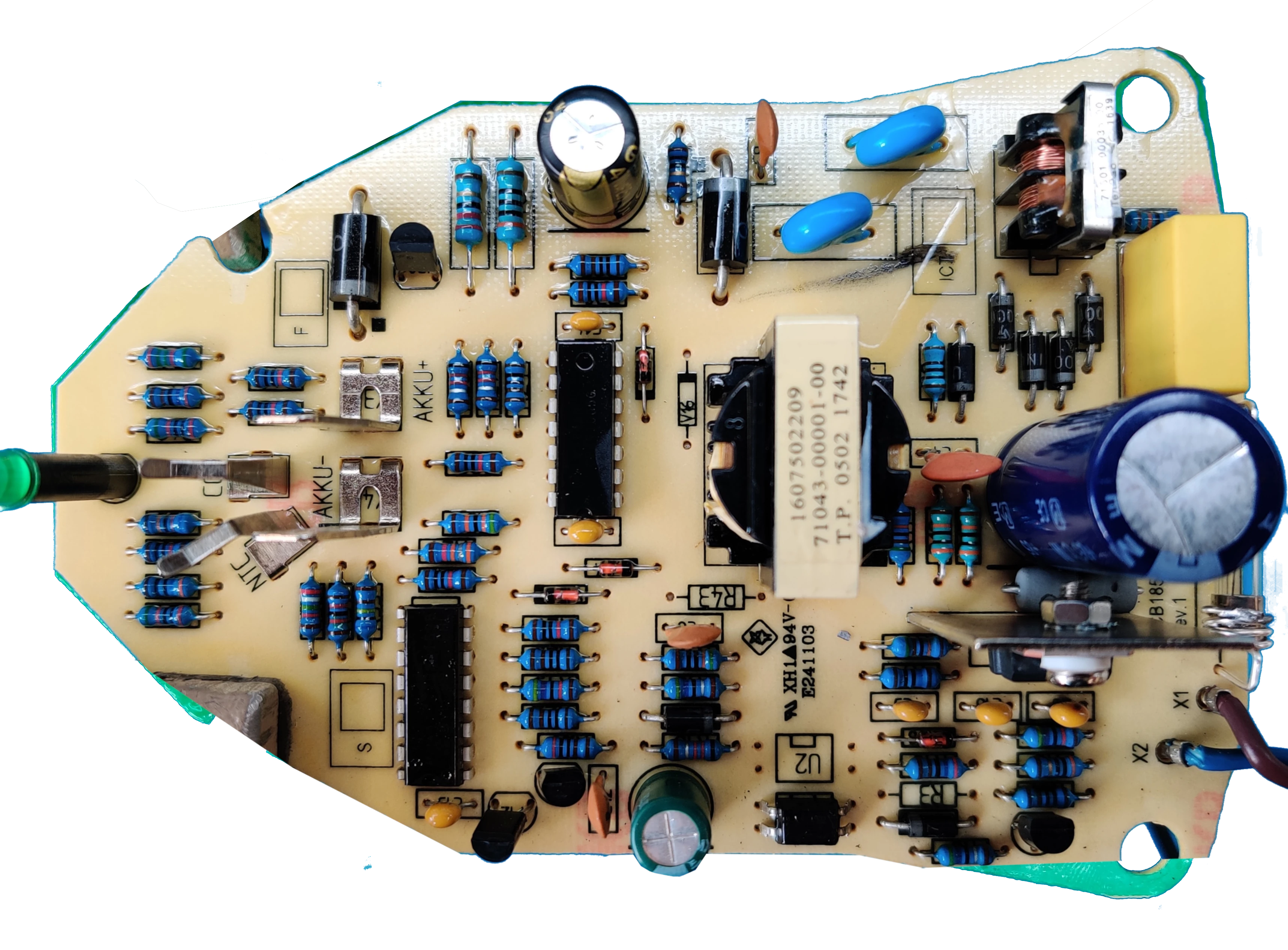 Front side of the Dremel pcb.